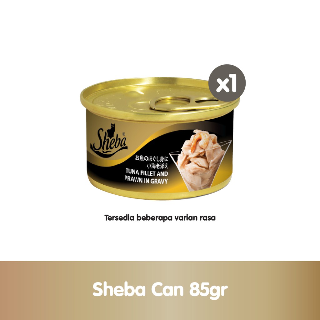 Sheba® Makanan Kucing Basah Can 85gr