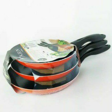 KIRIN GANDA SET 3 IN 1 FRYPAN 20 + 22 + 24 cm