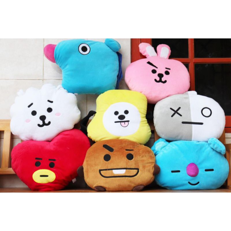 Boneka bantal imut BTS
