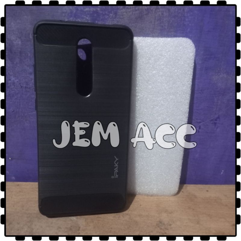 Soft Case Ipaky Carbon Xiaomi Redmi K20 / K20 Pro Softcase Ipaky Carbon Silikon