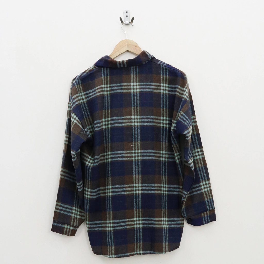 Fimel flanel long hem top - Thejanclothes