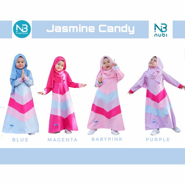 Set Gamis Jasmine Candy