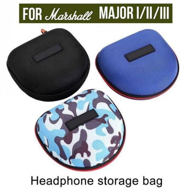 Hardcase Pouch Box Dompet Headphone Headset Marshall Major