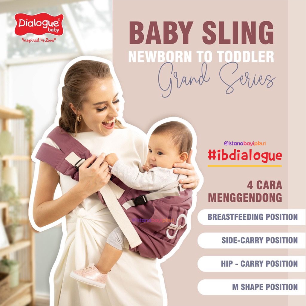 Dialogue Baby Gendongan Samping 4in1 Grand Series DGG4410 - Gendonagn Samping