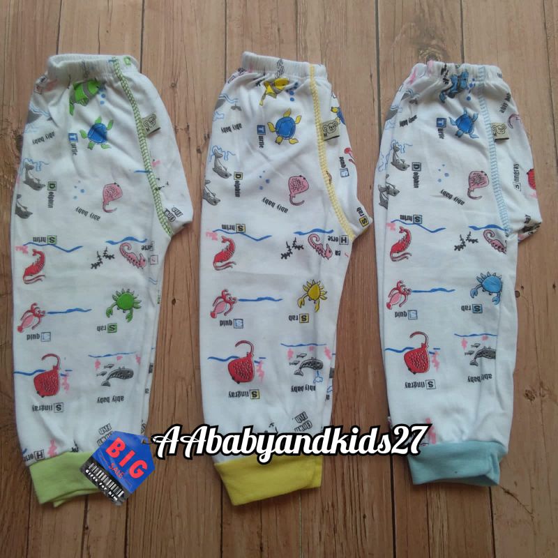 Abiy Baby 3PC Celana Panjang Dengan Tempat Pampers Ukuran S-XL Lembut dan SNI