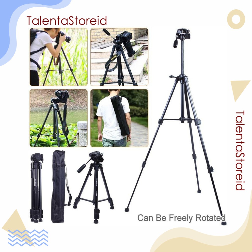 Tongsis Tripod 2 in 1 Yunteng VCT-5208 Remote Shutter Bluetooth