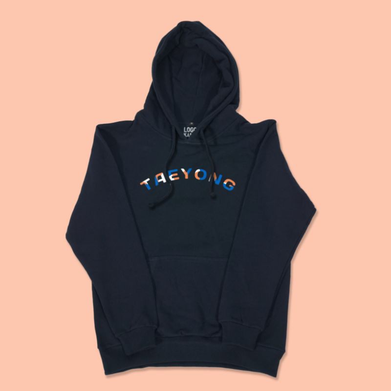 Hoodie NCT TAEYONG hitam bahan fleece