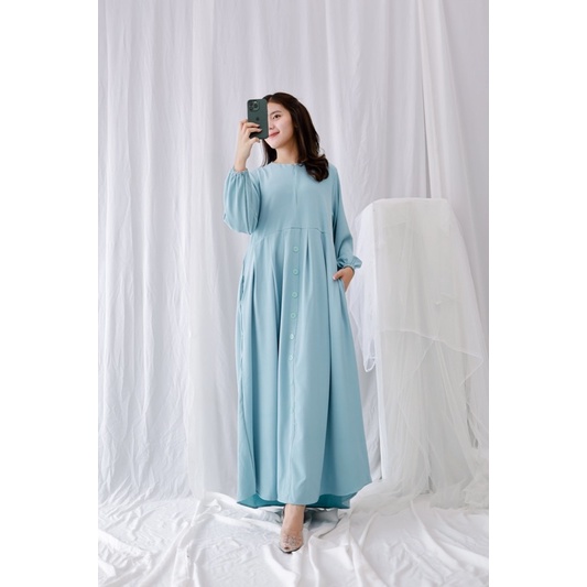 NADIA MAXI DRESS (Ld 104 Pjg 132) Gamis polos