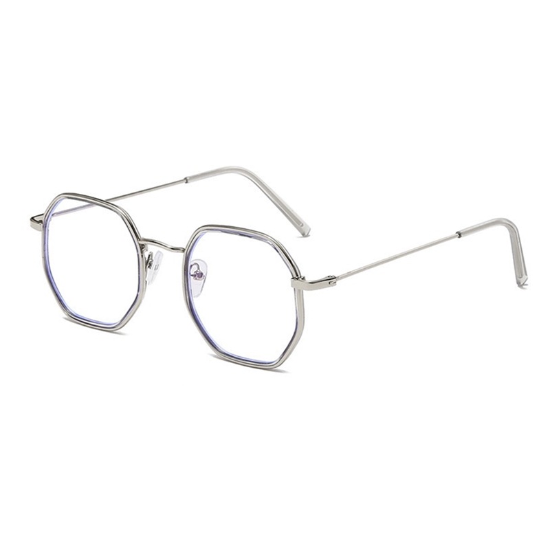 (YUZHU) TERSEDIA &amp; COD Frame Kacamata Anti Radiasi Wanita Korea Gaya Besi Frame Anti Biru Light Eyeglasses for Women