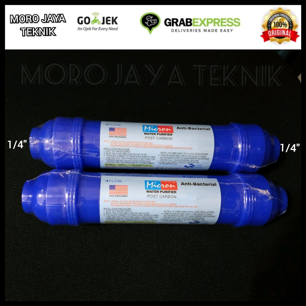 

Jual Post Carbon RO Anti Bacteria 2 inch Post Carbon Micron Small 2 inch Murah