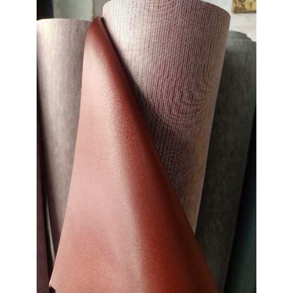 KULIT SINTESIS/KULIT IMITASI MOTIF POLOS bisa buat perlak bayi-Maroon