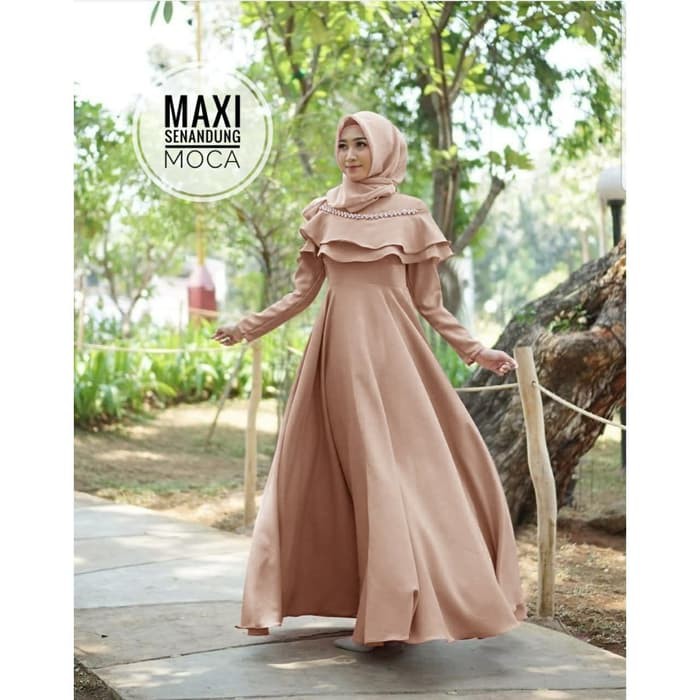 Model Gamis Simple Tapi Mewah Terbaru El Gros 2 Maxi Aaliyah Fabric Waffle Import Maxi Sena 17fpm Shopee Indonesia