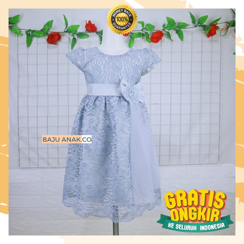 - BAJU PESTA 5-6 TAHUN DRESS DRES GAUN PESTA ANAK PEREMPUAN CEWE CEWEK IMPORT MURAH JUMPSUIT ANAK