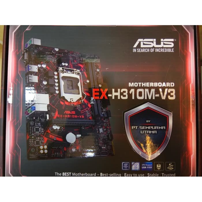 MOTHERBOARD INTEL ASUS EX-H310M-V3 CoffeLake LGA1151