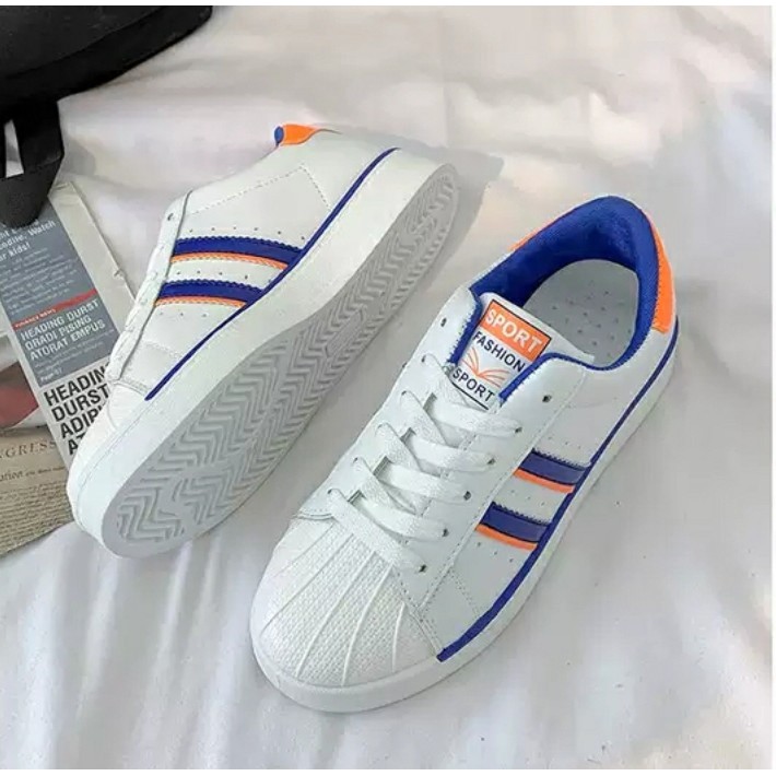 Sepatu Sneakers Wanita 010920 Two Stripes Cloud Sneakers