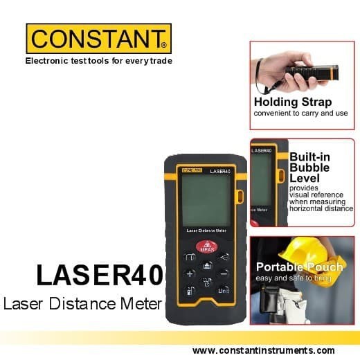 LASER 40 CONSTANT Meteran Digital Laser Meter / 40 Meter