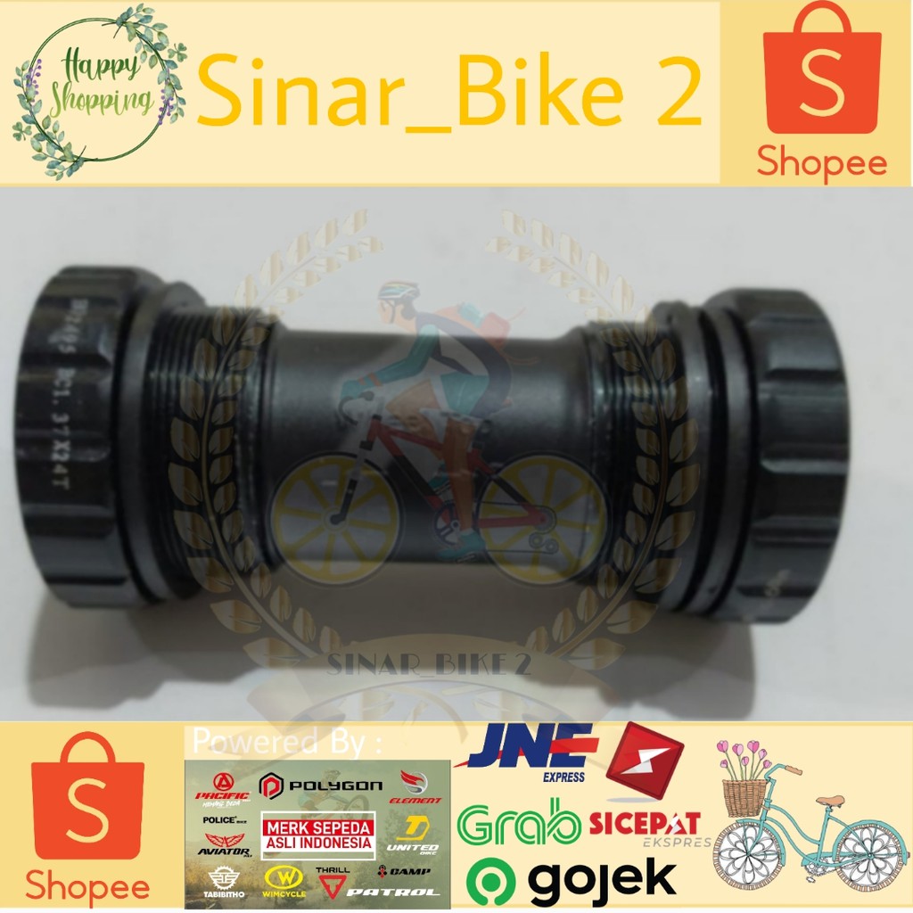 Syte CrankSet Ht2 36T Bcd 104 CrankSet HollowTech II Sepeda Mtb Lipat