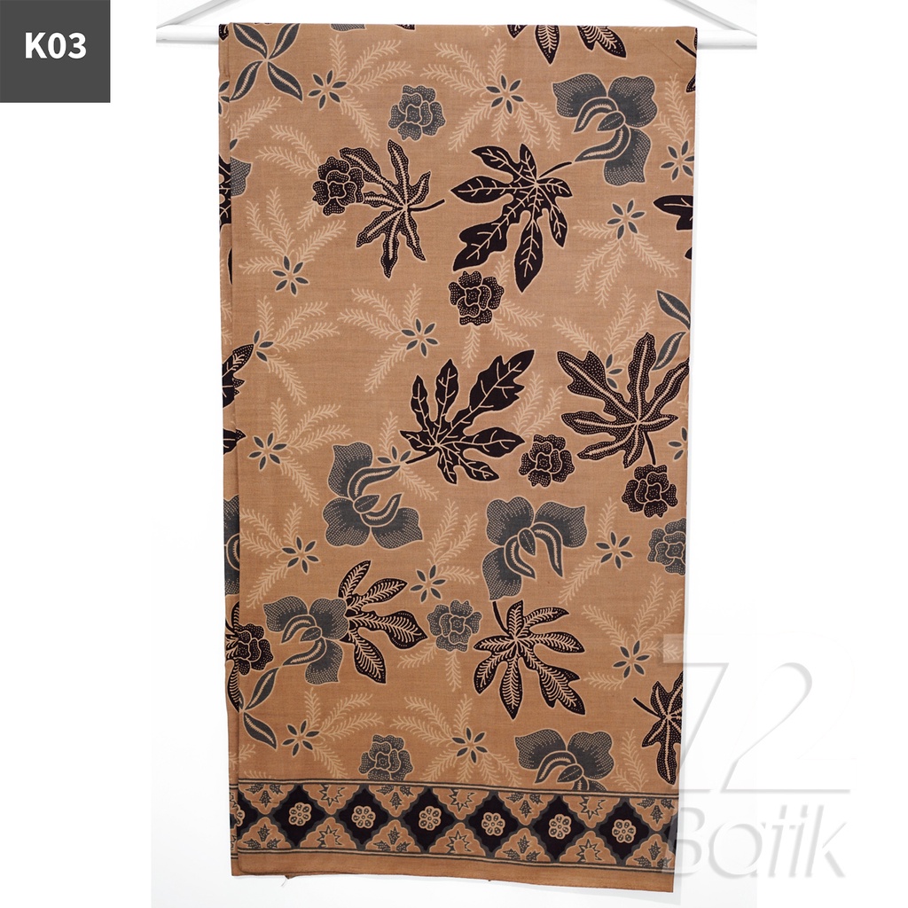 KAIN BATIK PREMIUM Bahan Katun Motif Daun Pepaya Warna Merah 721904 Cap 72 Jarik Jarit Samping Kebat Panjang Batik Katun Modern Premium Bahan Seragam Batik Pernikahan Kantor Keluarga Murah Kamen Jadi Batik Bali Lembaran