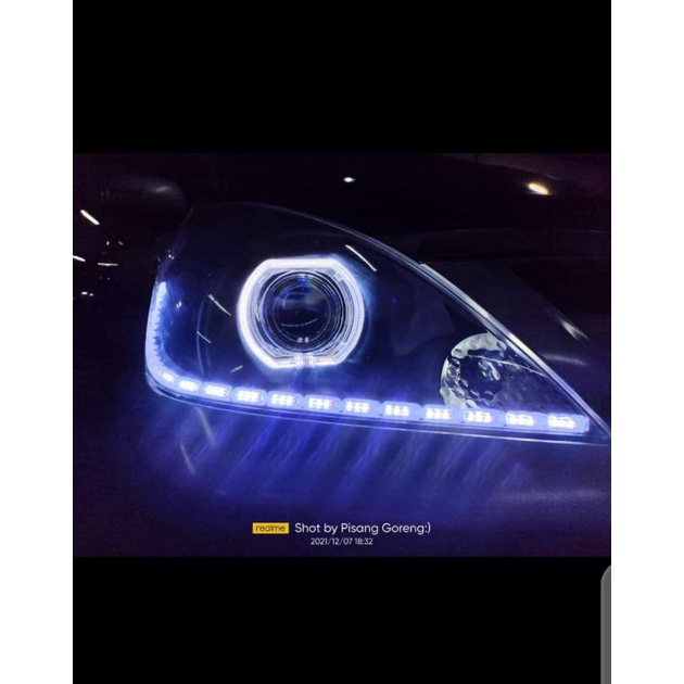 Headlamp Innova 2010-2015.Castem Lampu Headlamp Projector Innova.Led Bar Proji Innova