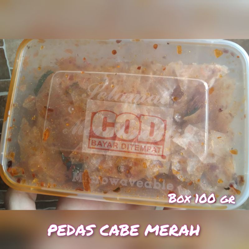 

KERIPIK KACA BOX 100GR PEDAS CABE MERAH / JAJANAN / KERIPIK KACA