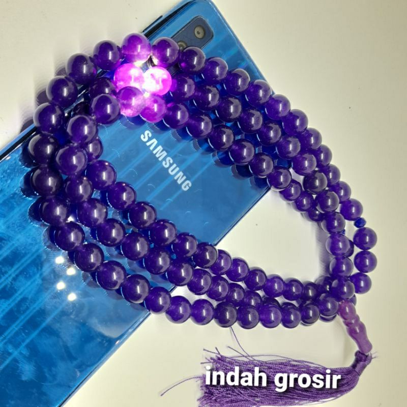 TASBIH BATU KECUBUNG 8MM 99BUTIR SUPER HALUS