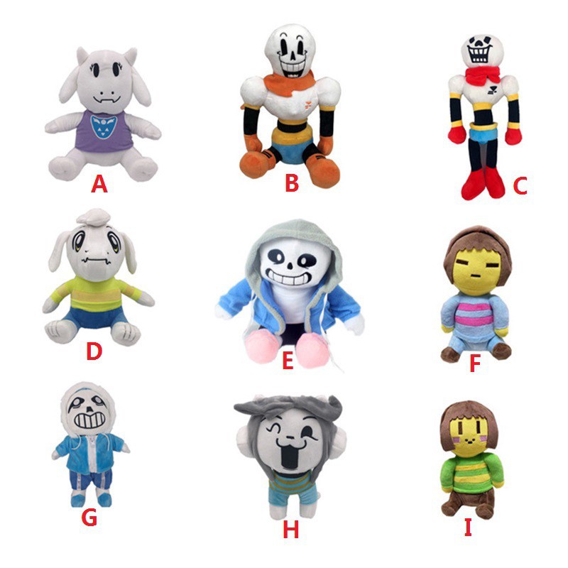 Boneka Undertale Sans Lancer Ralsei Asriel import