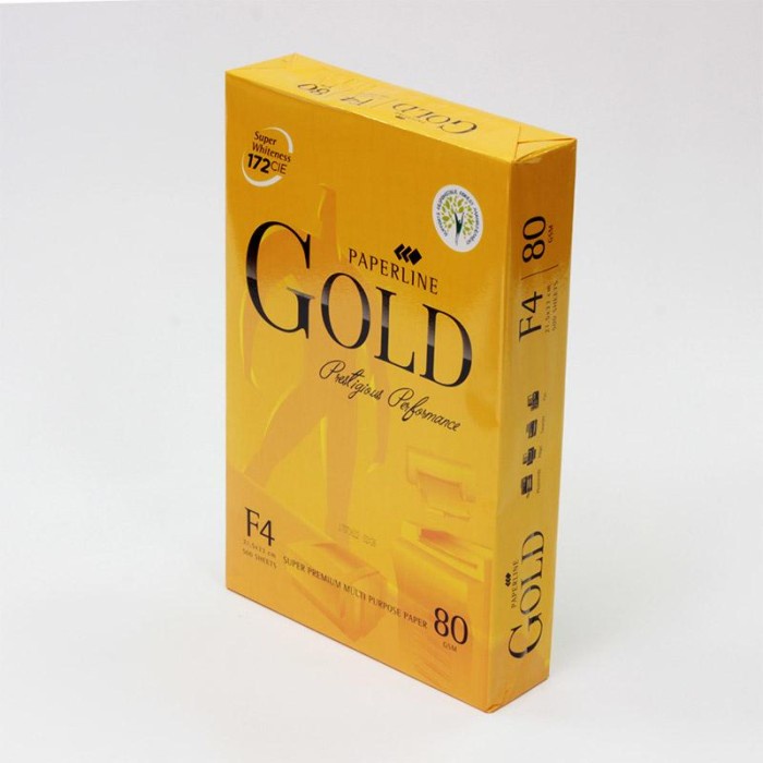 Kertas HVS Paperline F4 GOLD - 80 gram