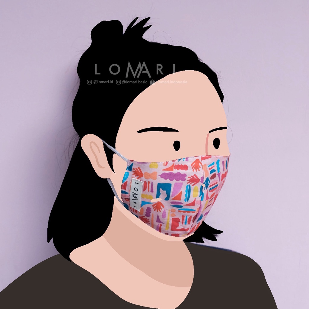 LILY SERIES (Masker Kain Exclusive by Lomari)