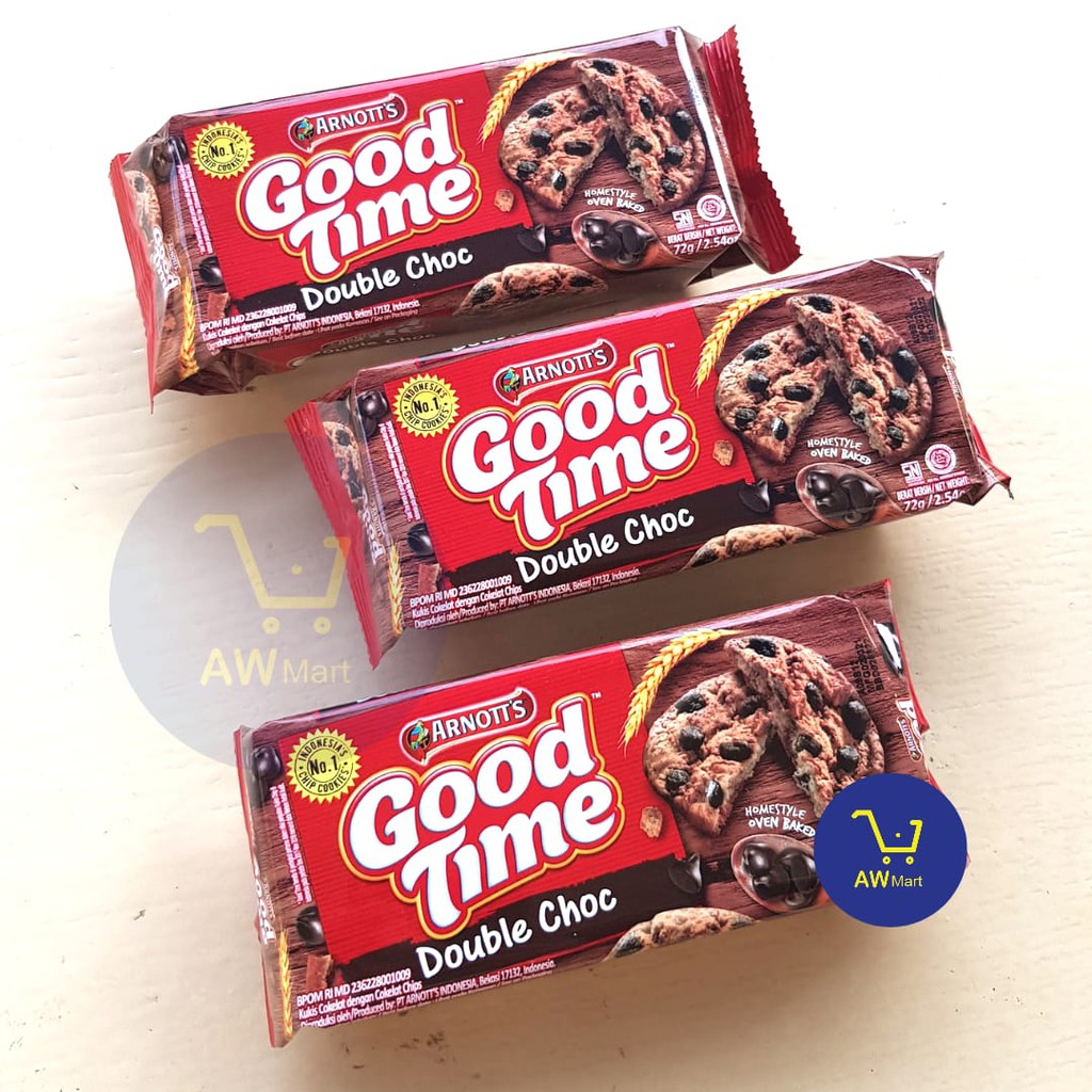 BISKUIT GOOD TIME ARNOTT'S 72 GRAM - INDONESIA'S NO. 1 CHIP COOKIES