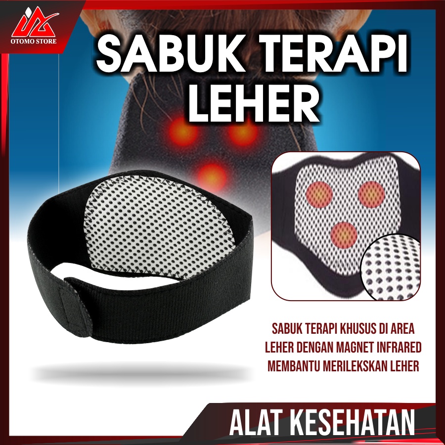 SABUK TERAPI LEHER Sabuk Terapi Leher Magnet Neck Therapy Tourmaline Belt