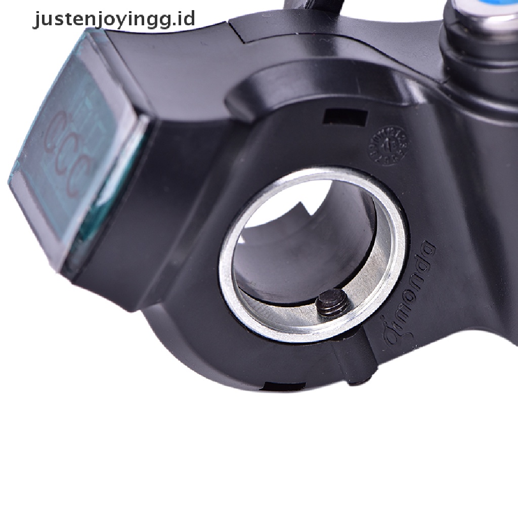 // justenjoyingg.id // Bikes Finger Thumb Throttle With Power Switch LCD Display Switch Handlebar Grips ~