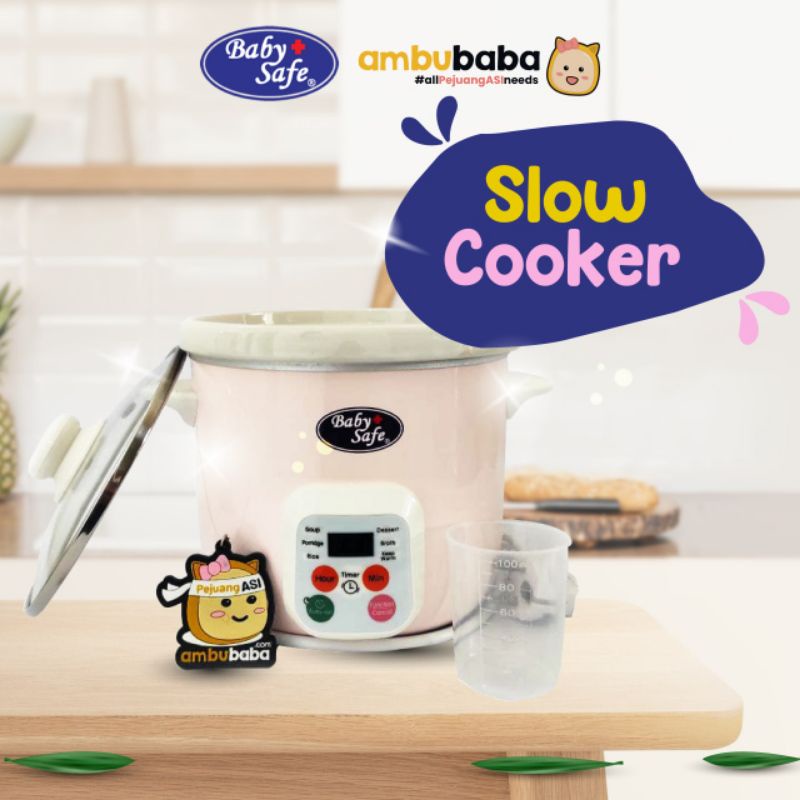 Baby Safe Slow Cooker LB06D Rice Cooker MPASI Food Processor