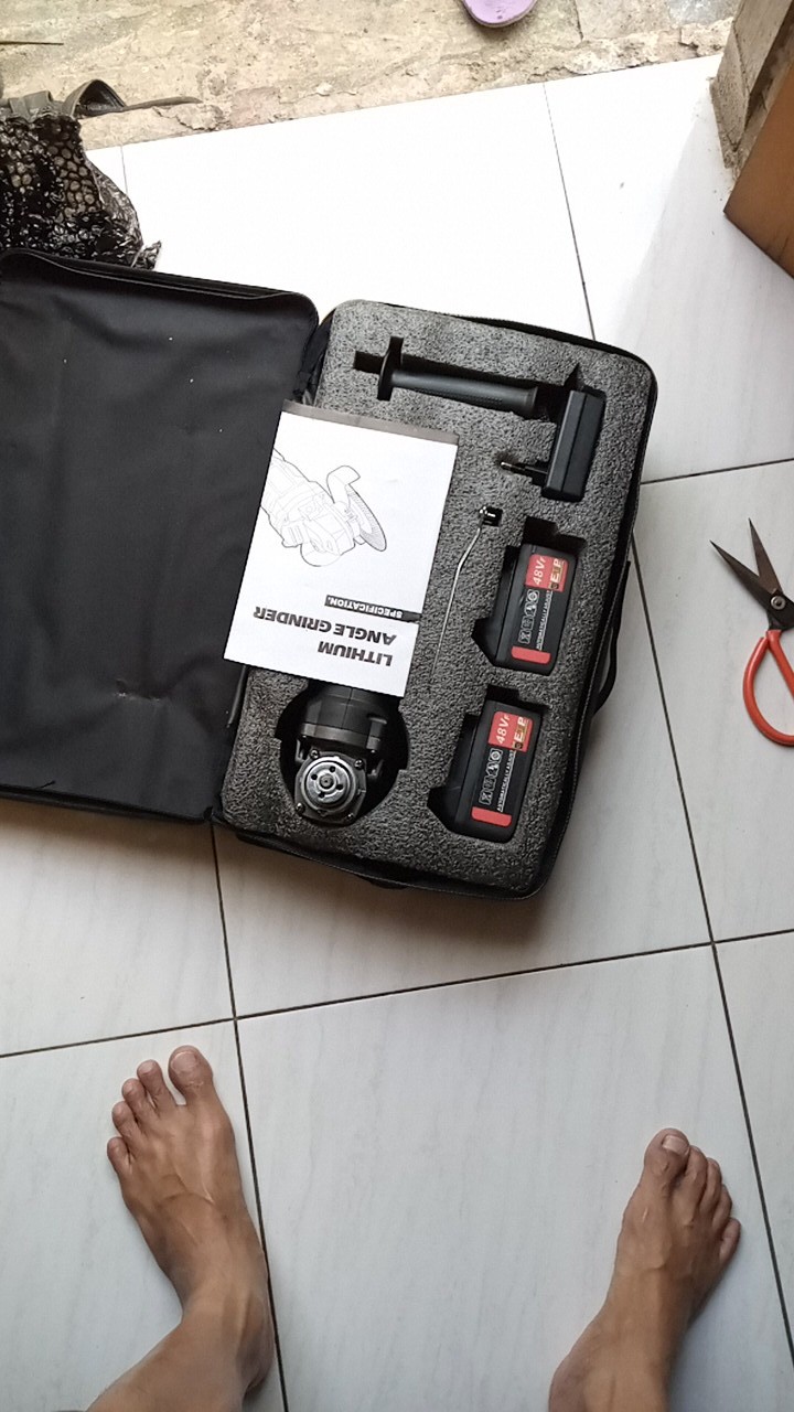 Cordless Angle Grinder 48v Jld Brushless Mesin Gerinda 48v