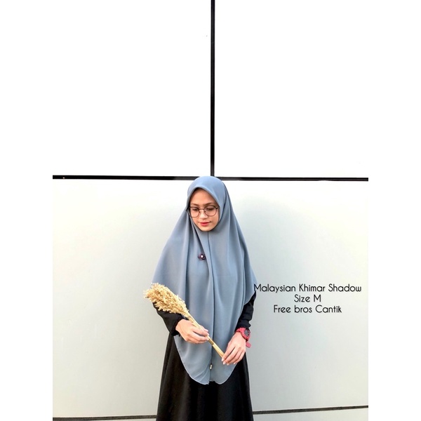 [COD] MALAYSIAN KHIMAR MATERIAL BABYDOLL ARMANY BY RURIHIJABSYARI-Shadow