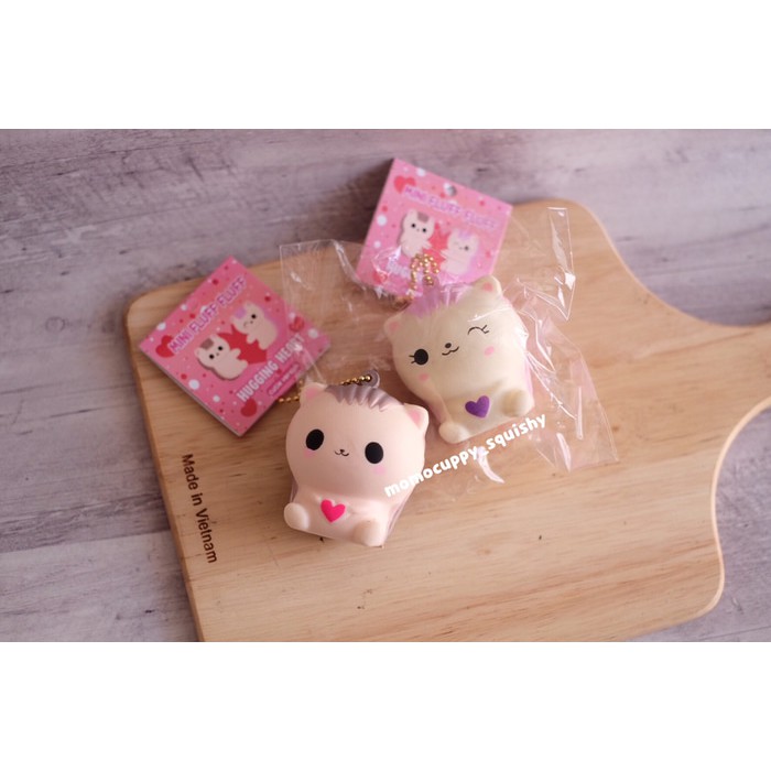 PROMO SQUISHY LICENSED KARAKTER mini fluff hugging heart by cutie