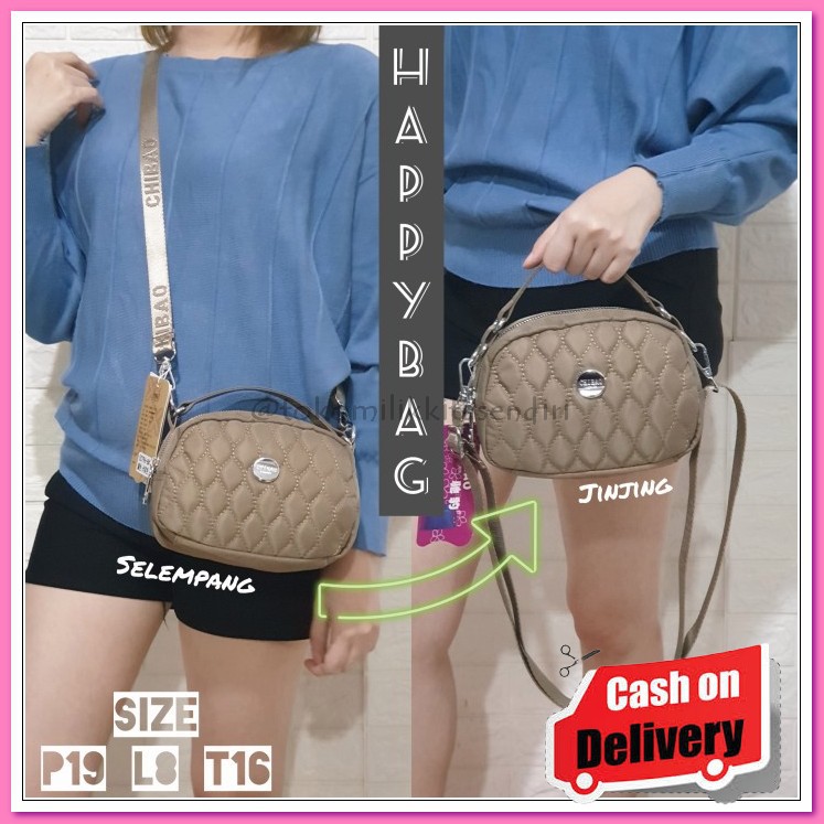 Tas Hand Bag Wanita / Tas Jinjing Selempang Shoulder Bag Kekinian UL671 Tas Chibao Bordir "Mini" 2In