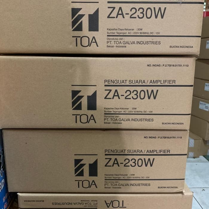 Amplifier TOA ZA 230 W / ZA-230-W / ZA 230W