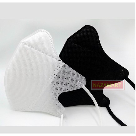 MASKER DUCKBILL MASKER DUCKBILL HITAM PUTIH EARLOOP