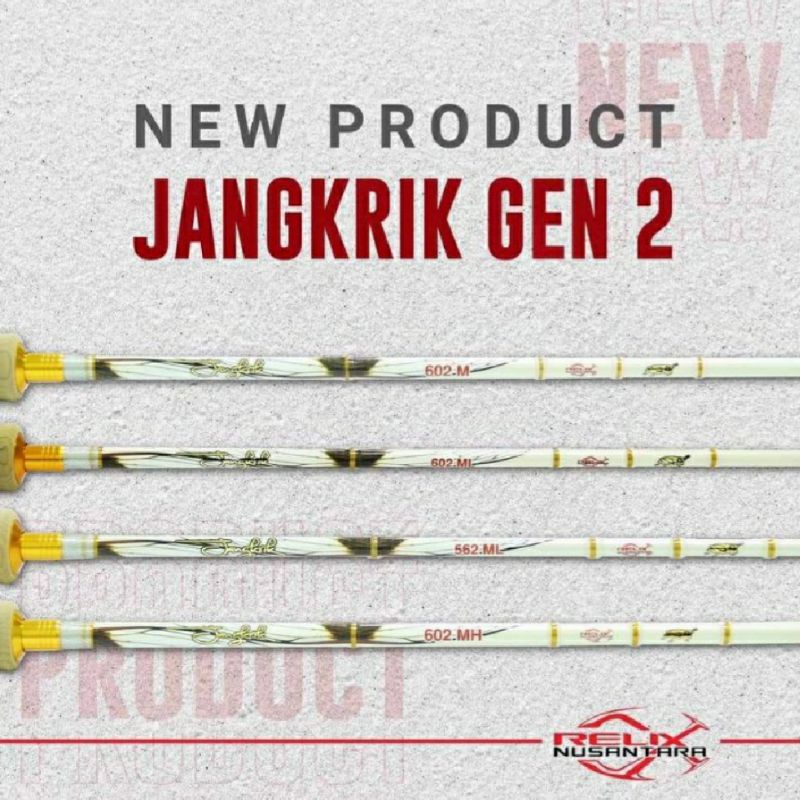 Joran Stick Pancing Jangkrik Gen 2 14 17 20 Lb Joran Relix Nusantara Joran Pancing Fishing Rod Galat
