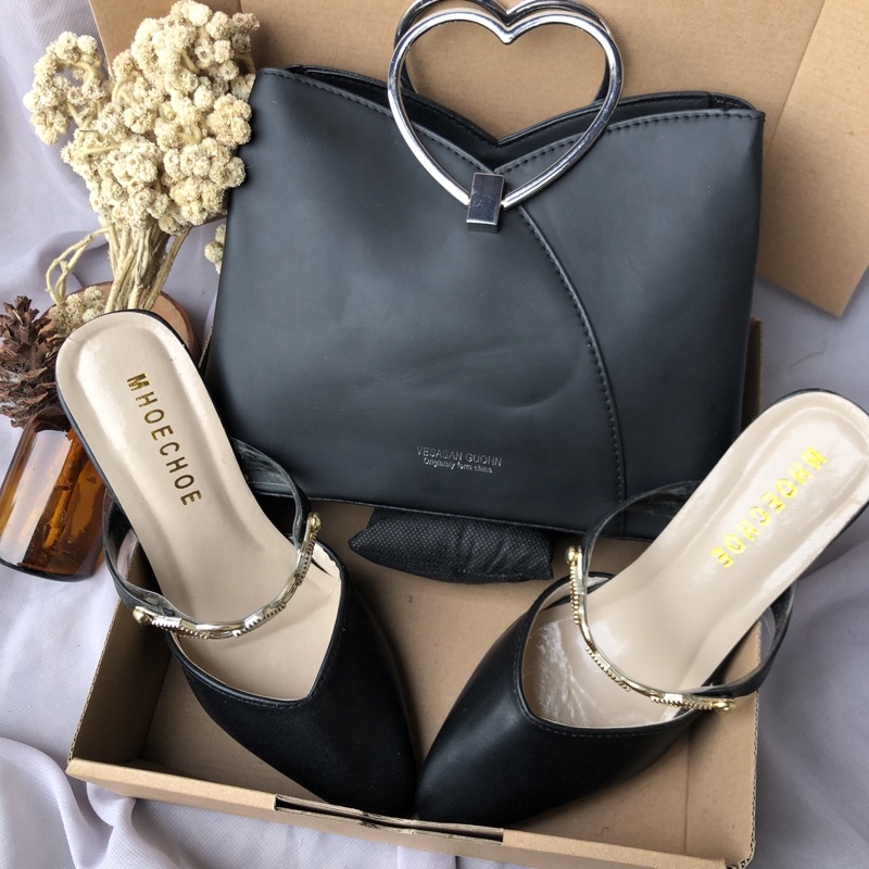 GiftBox Tas Sepatu Heels Wanita Premium | Hadiah Kado Ulangtahun Anniversary Wisuda Pernikahan