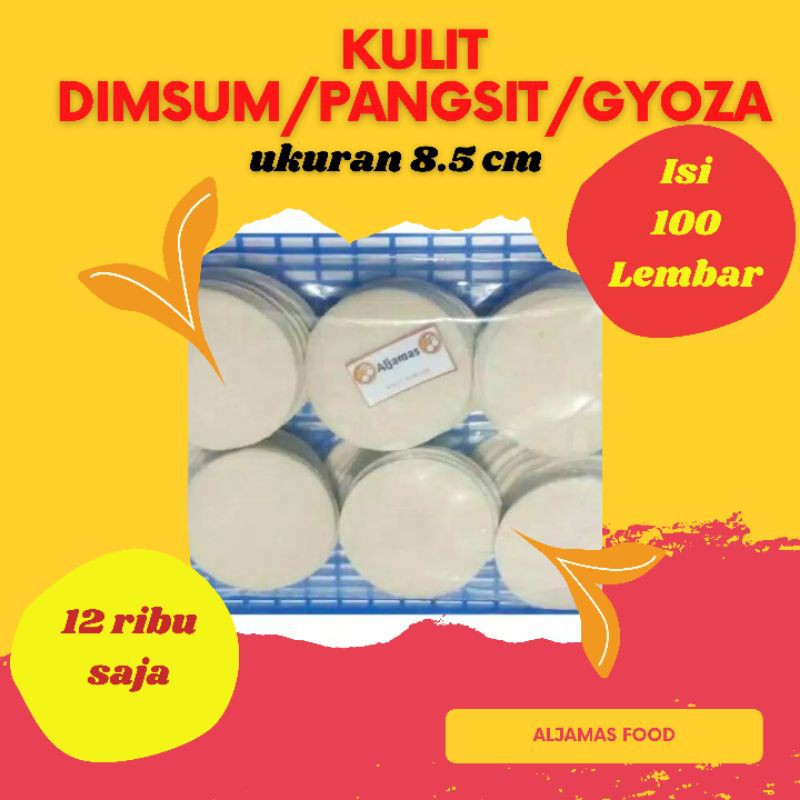 Kulit Dimsum 8.5 Cm isi 100 pangsit/gyoza