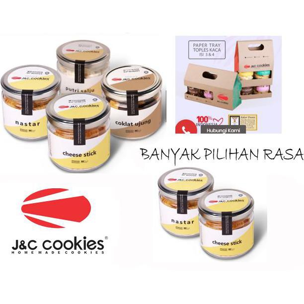 

Kue Kering Jnc Cookies Kue Lebaran Toples Kaca Kecil J&C Cookies - Cokelat Mede