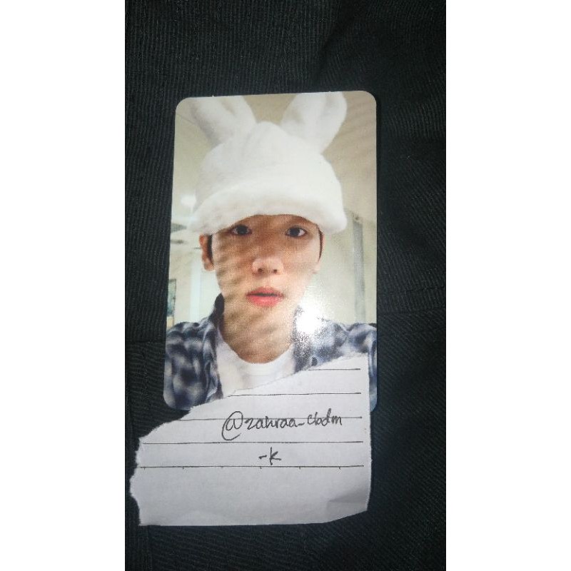 photocard baekhyun for life