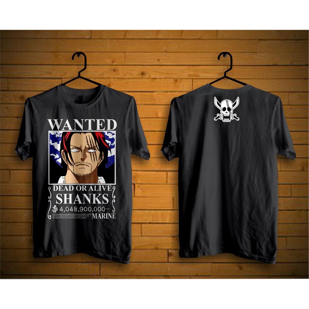 Kaos Anime - Shanks Wanted (One Piece)
