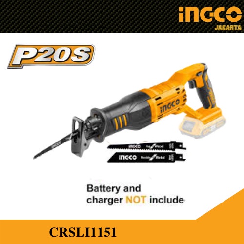 RECIPROCATING CORDLESS 20V / GERGAJI RECIPROCATING SAW INGCO CRSLI1151