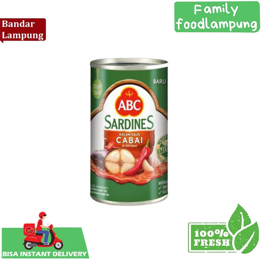 

Sarden Cabai ABC 155 gr Family Food Lampung