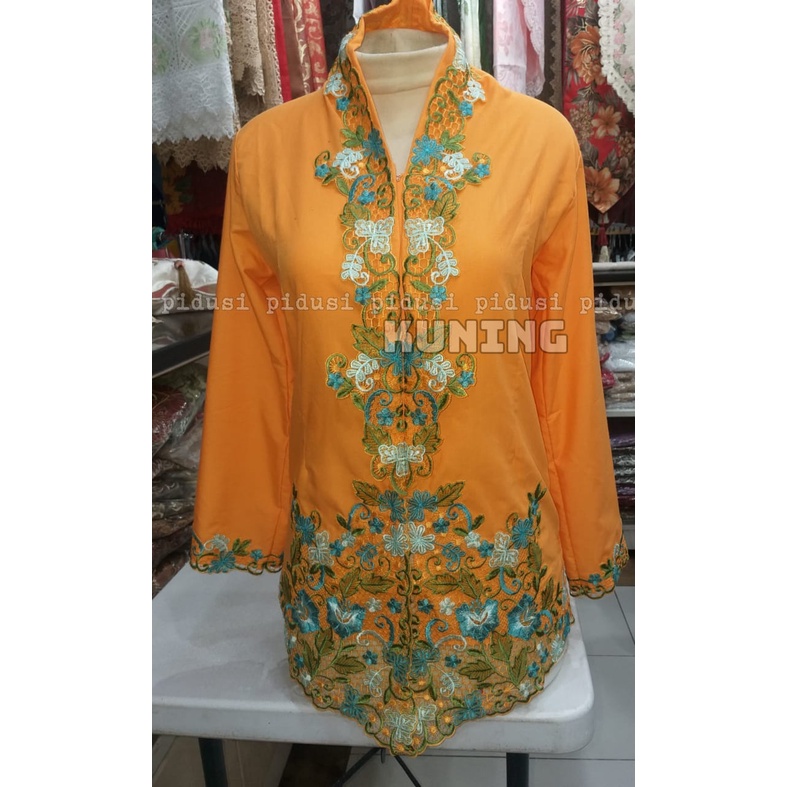 KEBAYA ENCIM BORDIR KOMBINASI WARNA/KEBAYA ENCIM LENGAN PANJANG