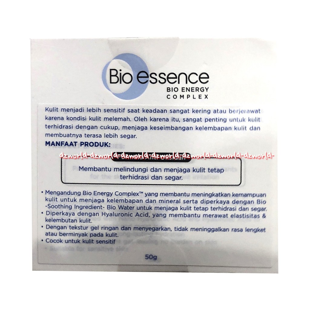 Bio Essence Bio Water Sensitive 50gr PH Moist in Water Perawatan Wajah