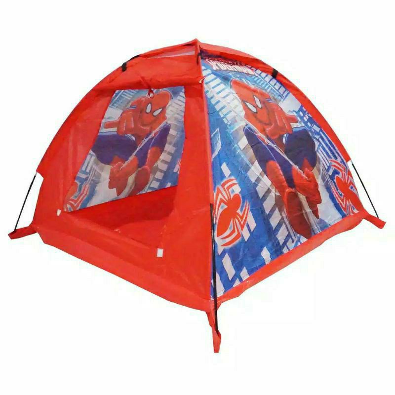 Tenda Anak Karakter / Rumah Bermain / Camping Tent Cars Hello Kitty Frozen Mickey Spiderman Princess