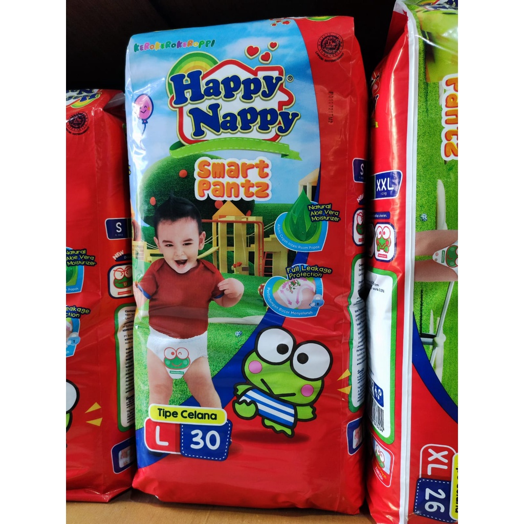 Happy Nappy Smart Pants / popok celana Happy Nappy S40 / M34 / L30 / XL26